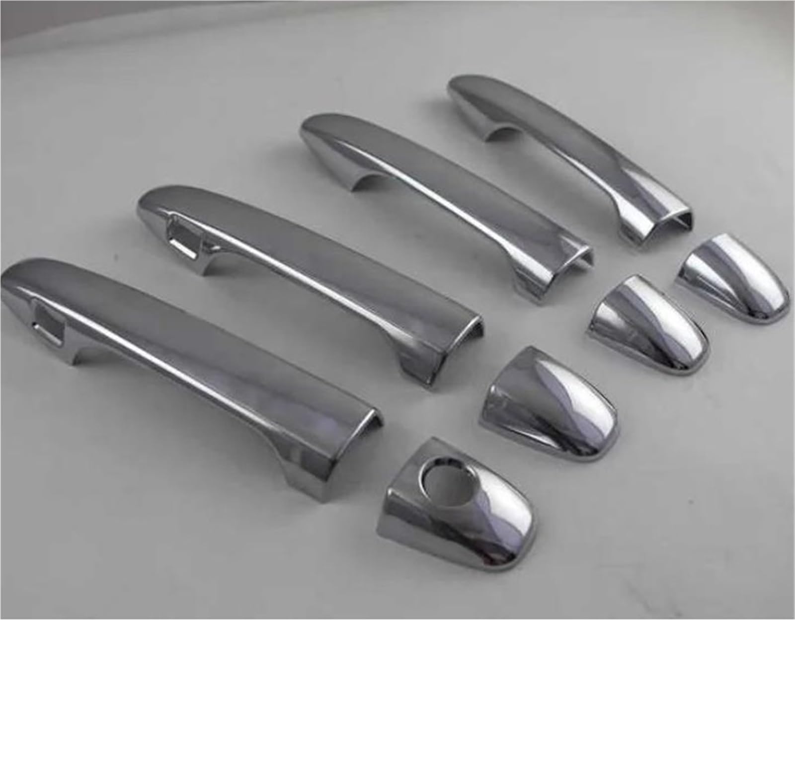 Dtasmbd Silver 1 Exterior Side Door Handle Protective Covers Car Exterior Door Handle Cover Trim For Subaru Wrx For Outback For Forester For Impreza 2013 2014 2015 2016 2017 2018 Glossy Black Auto(Silver 1)