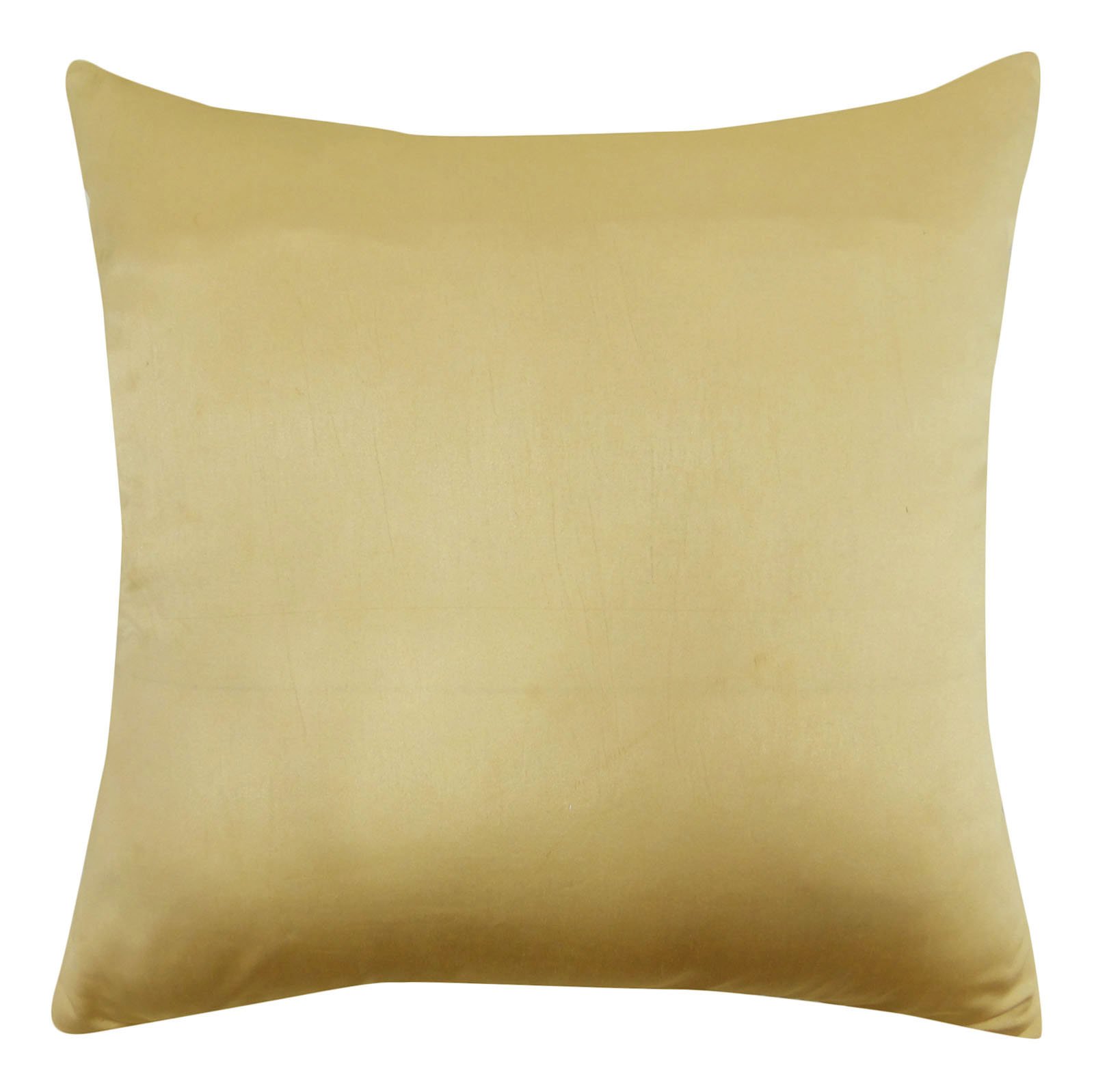 Oreiller satin de soie coussin jet décor couvercle uni salon