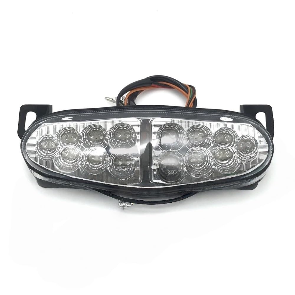 Luz trasera de motocicleta integrada con acabado óptico para 650R 5