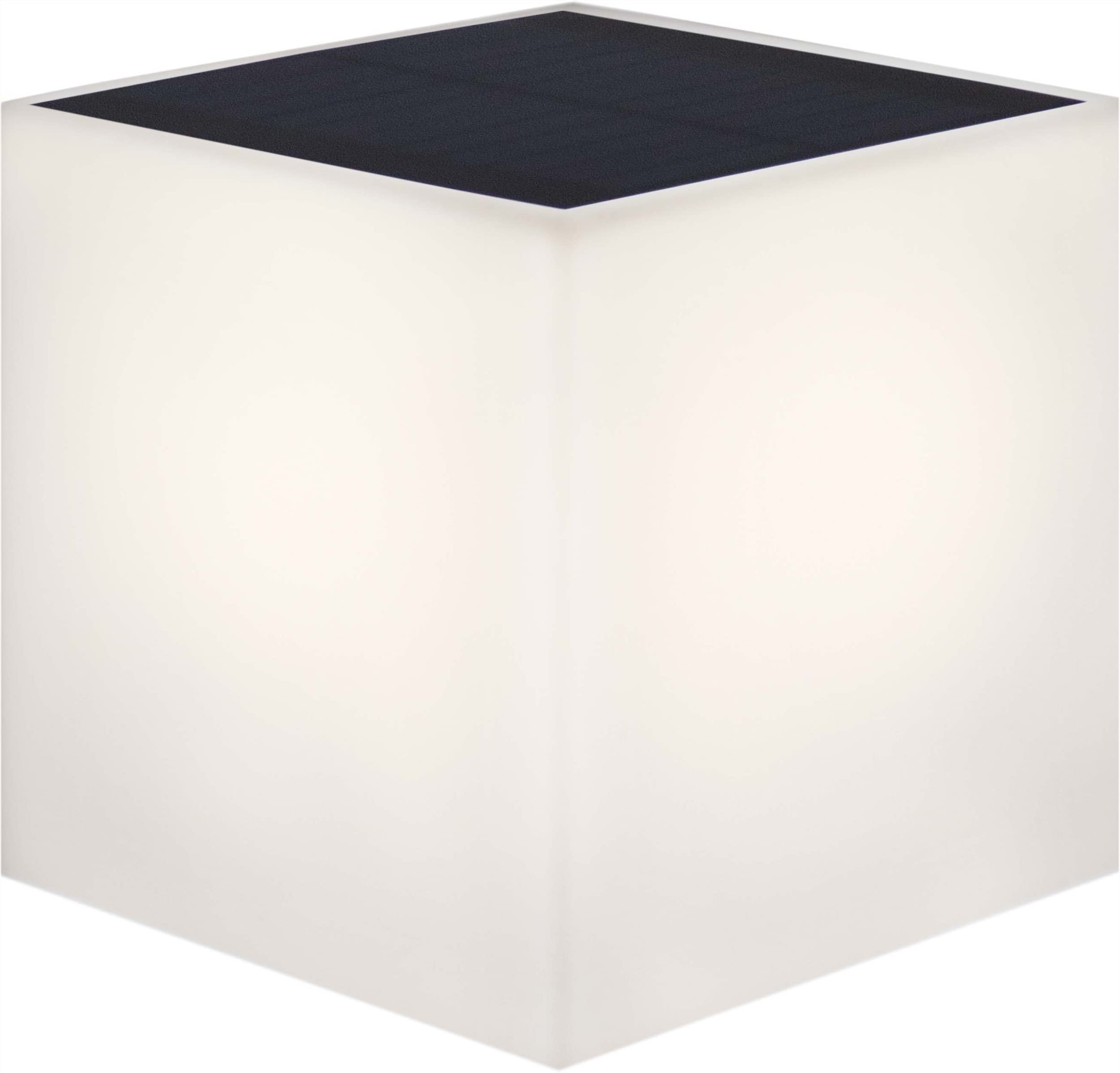 Newgarden White Wally Solar Wall Light 12 X 12 X 12 Cm