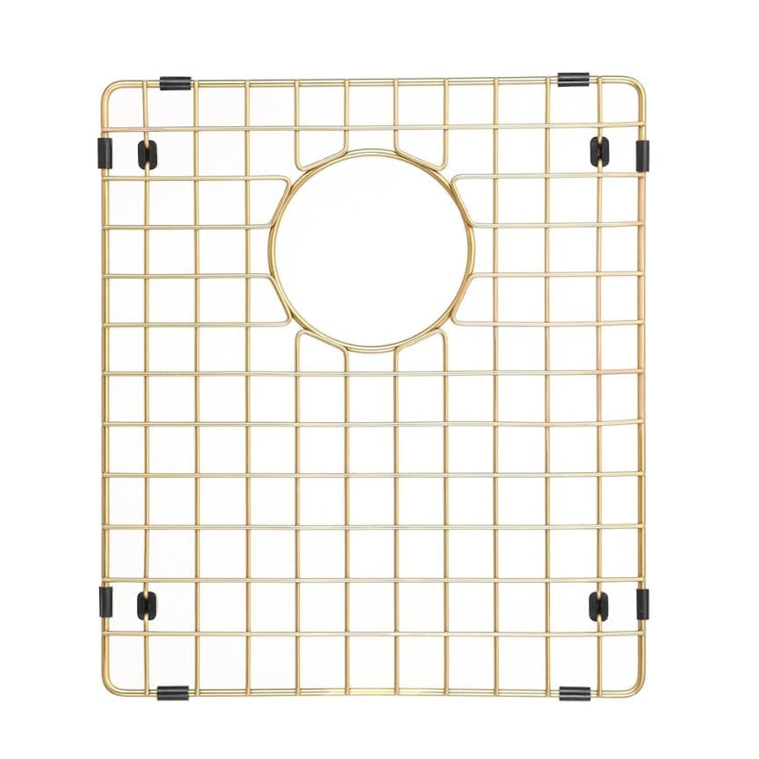 Starstar Gold Sinks Protector Matte 304 Stainless Steel Kitchen Sink Bottom Grid, Rack (11.75 X 14)