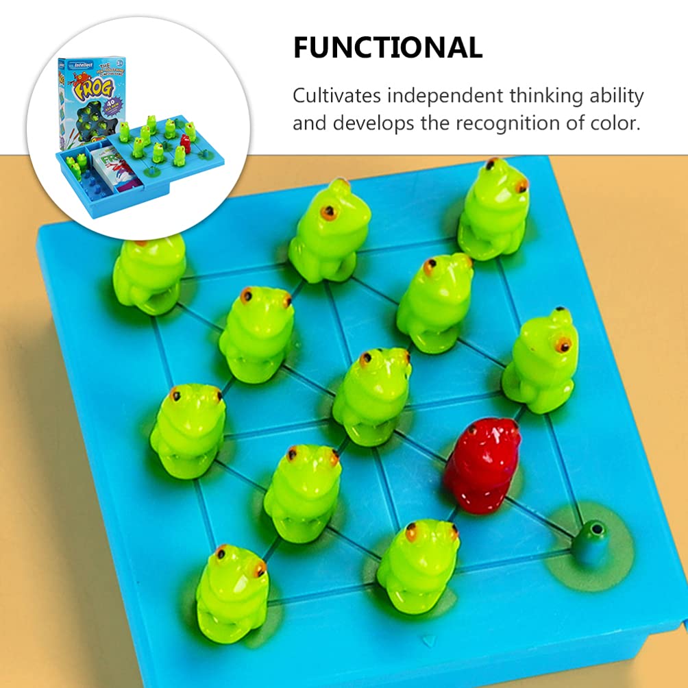 Amazon.com: Toyvian 1 Set Kids Logic Game Jumping Frog Checkers Strategy  Board Game Chess Puzzle STEM Toy Table Games for Kids Early Education Toys  Preschool Learning : Toys & Games