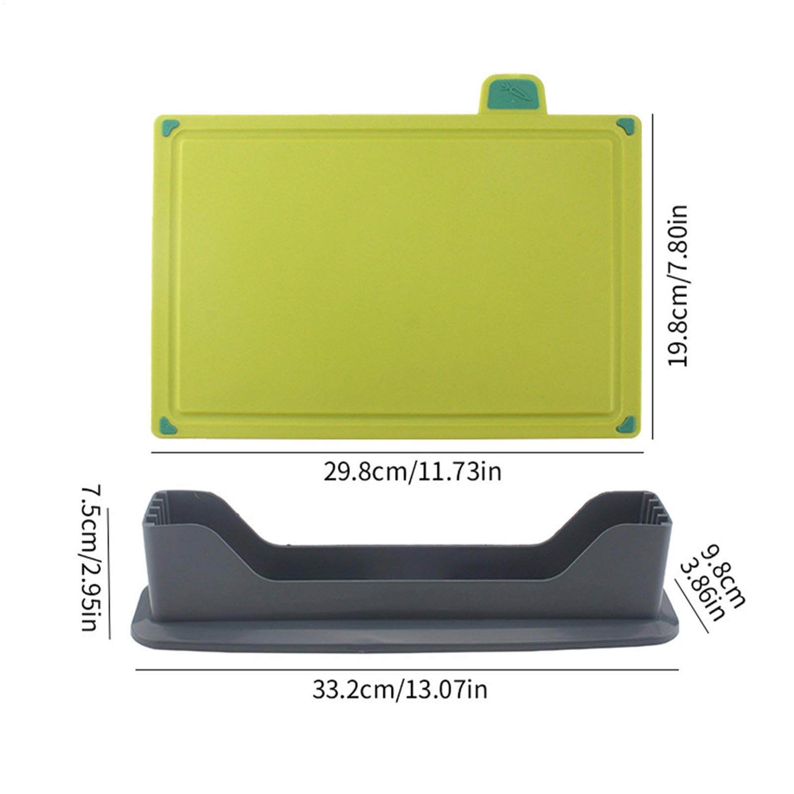 Set Tablas De Cortar 4 Piezas Bandeja Organizadora Antideslizante Para | Tabla de Cortar Carne Antiadherente Para Carne Verduras Queso Pan Pasteles Sushi Cocina Casera Viaje Camping Al Aire