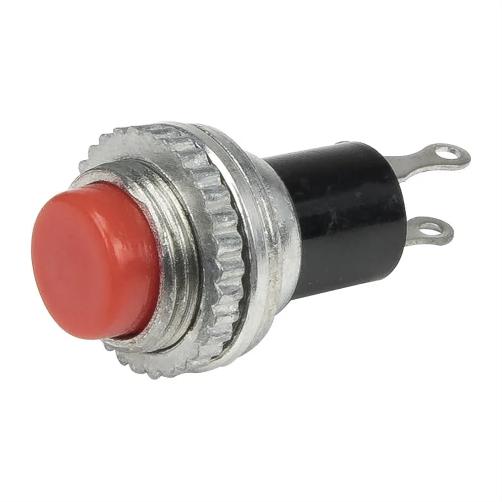 JNURGWLYH 100pcs / lot DS-314 10mm Reset - Off Push Button Switch SPST pushbutton(Rosso)