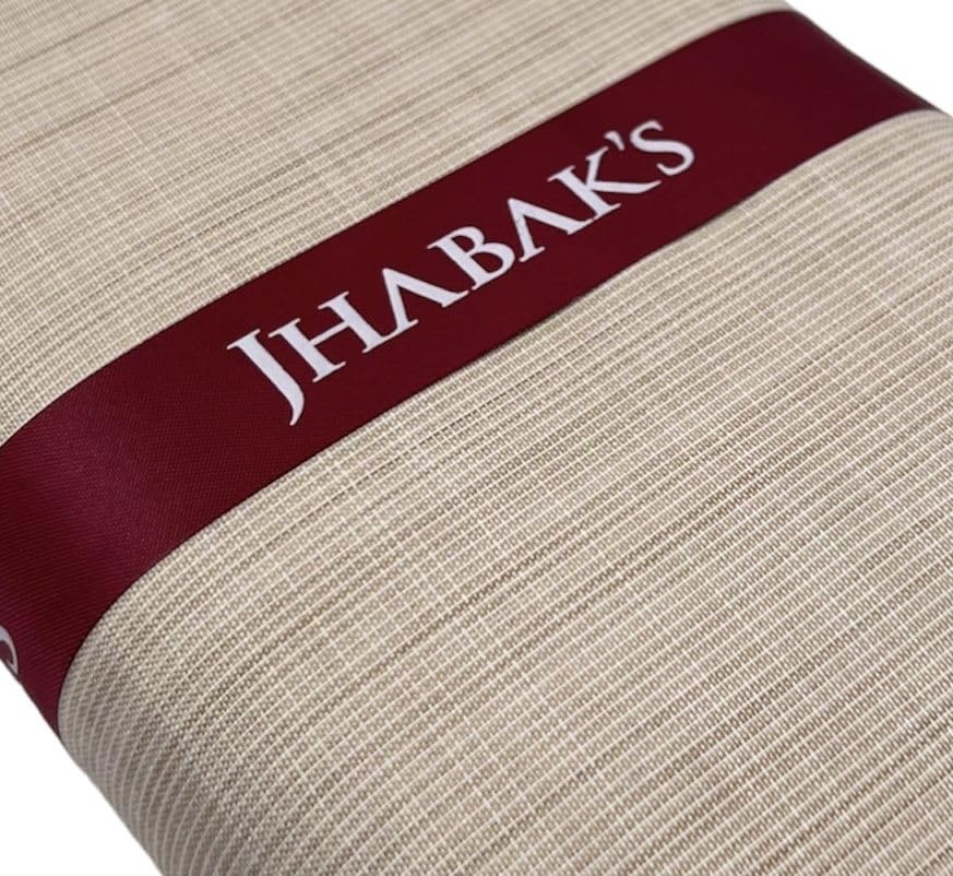 Image of JHABAK'S Unstitched Cotton Blend Solid Shirt & Trouser Fabric - 2.25 m Shirt Cloth - 1.20 m Pant Piece
