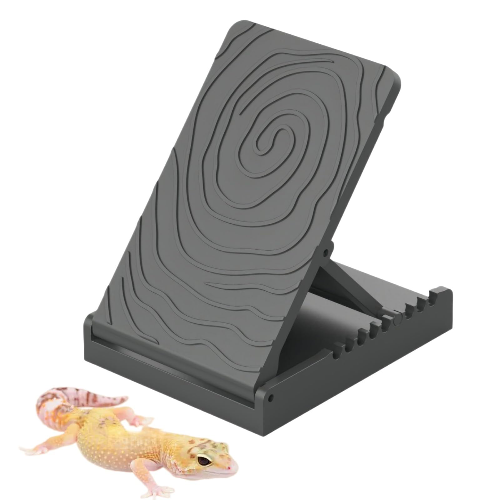 Nuohaya Bearded Dragon Climbing Exercise Ra/mp,Adjustable Reptile Climbing Ledge with Anti-Slip Base,Reptile Tank Accessories Enrichment T/oy for Bearded Dragons,Bearded Dragon Climbing Rock Wall