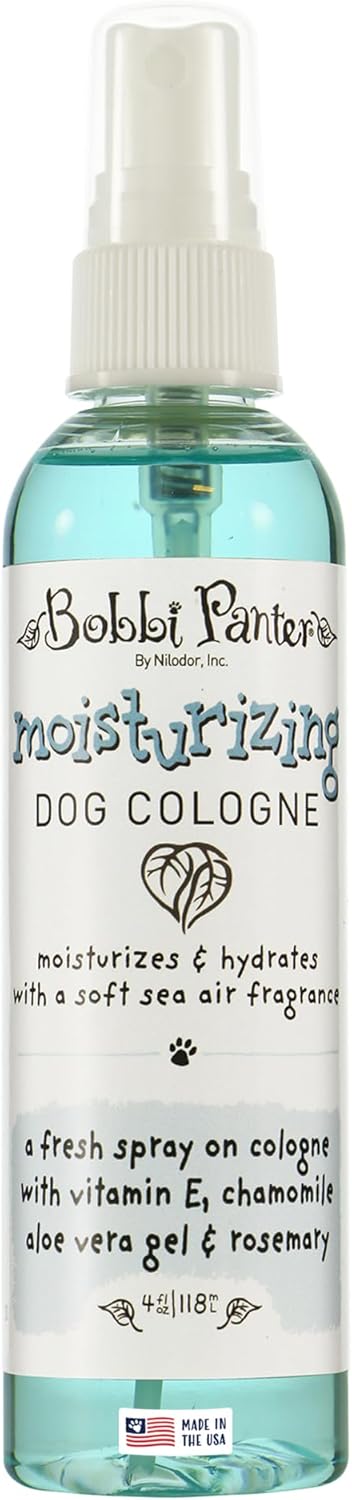Nilodor Moisturizing Dog Cologne, Made in the USA, Paraben-Free, Salt-Free, Tear-Free, Bobbi Panter Botanicals Collection, 8 oz Spray for Odor Control, Coat Hydration, and Long-Lasting Scent