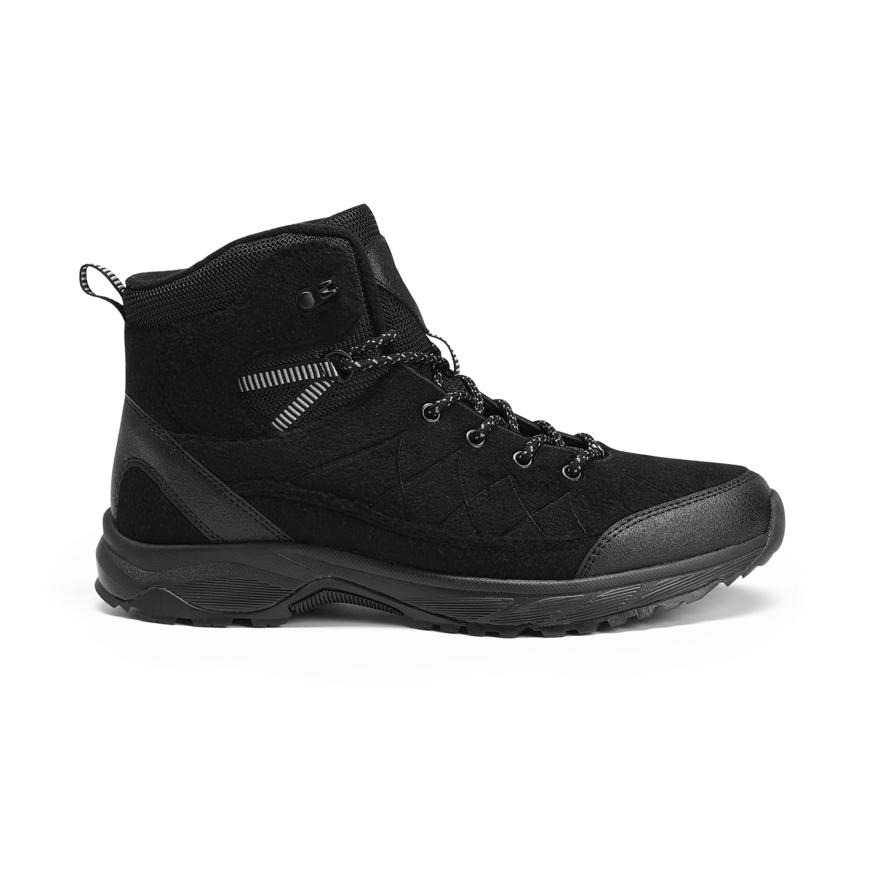 YOUTHUP chaussures montantes de randonnée homme chaudes respirantes | Doublure polaire tige protectrice semelle EVA adhérente amorti stable confort chaud pour travail balades et sentiers