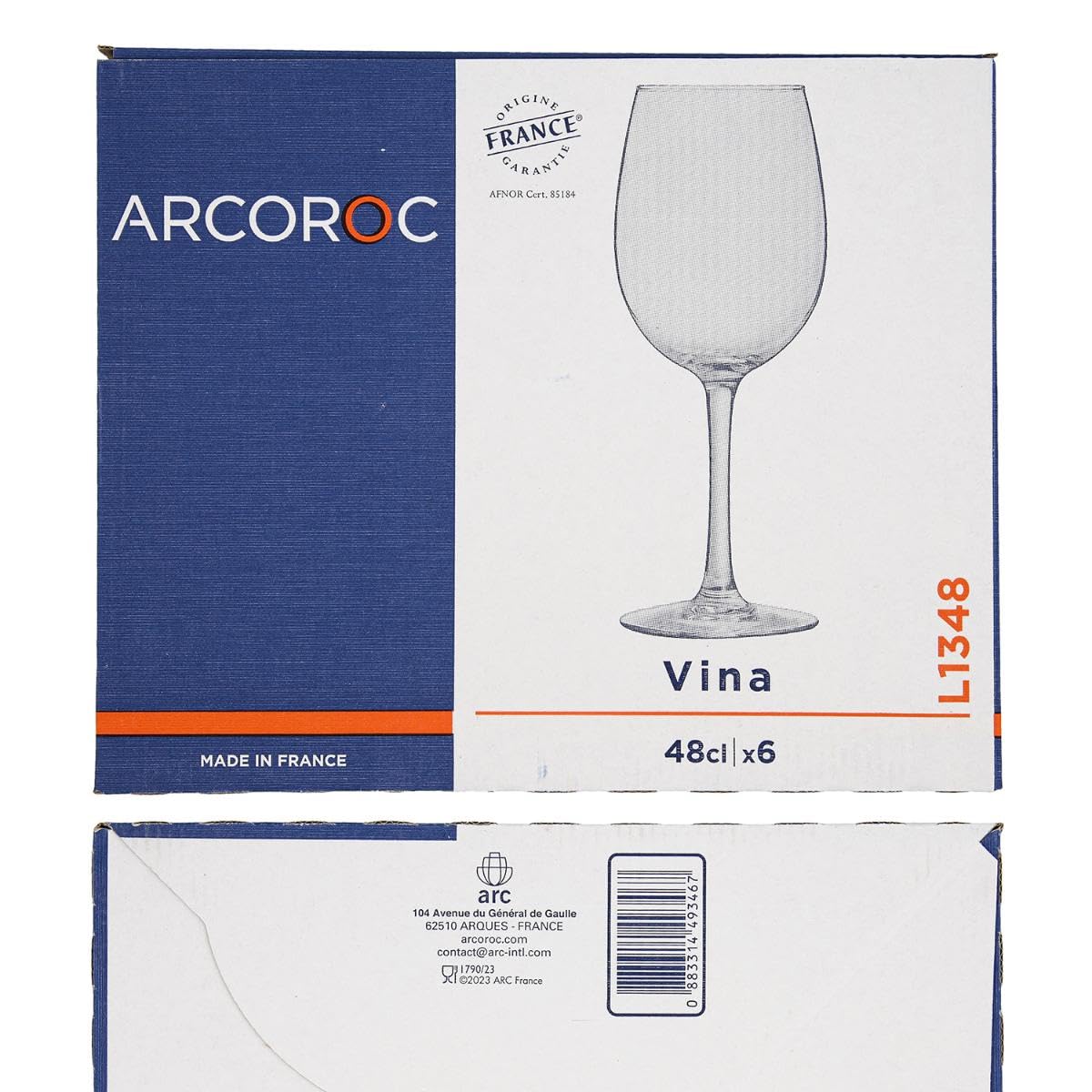 Luminarc Vina 6 fletów do szampana, 6 sztuk