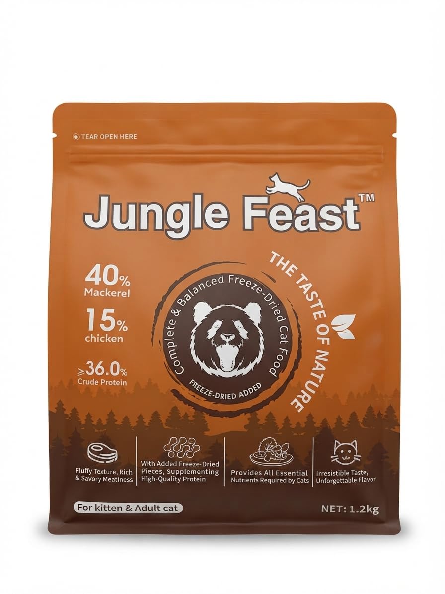 Grain-Free Salmon Cat Food, 1.2kg