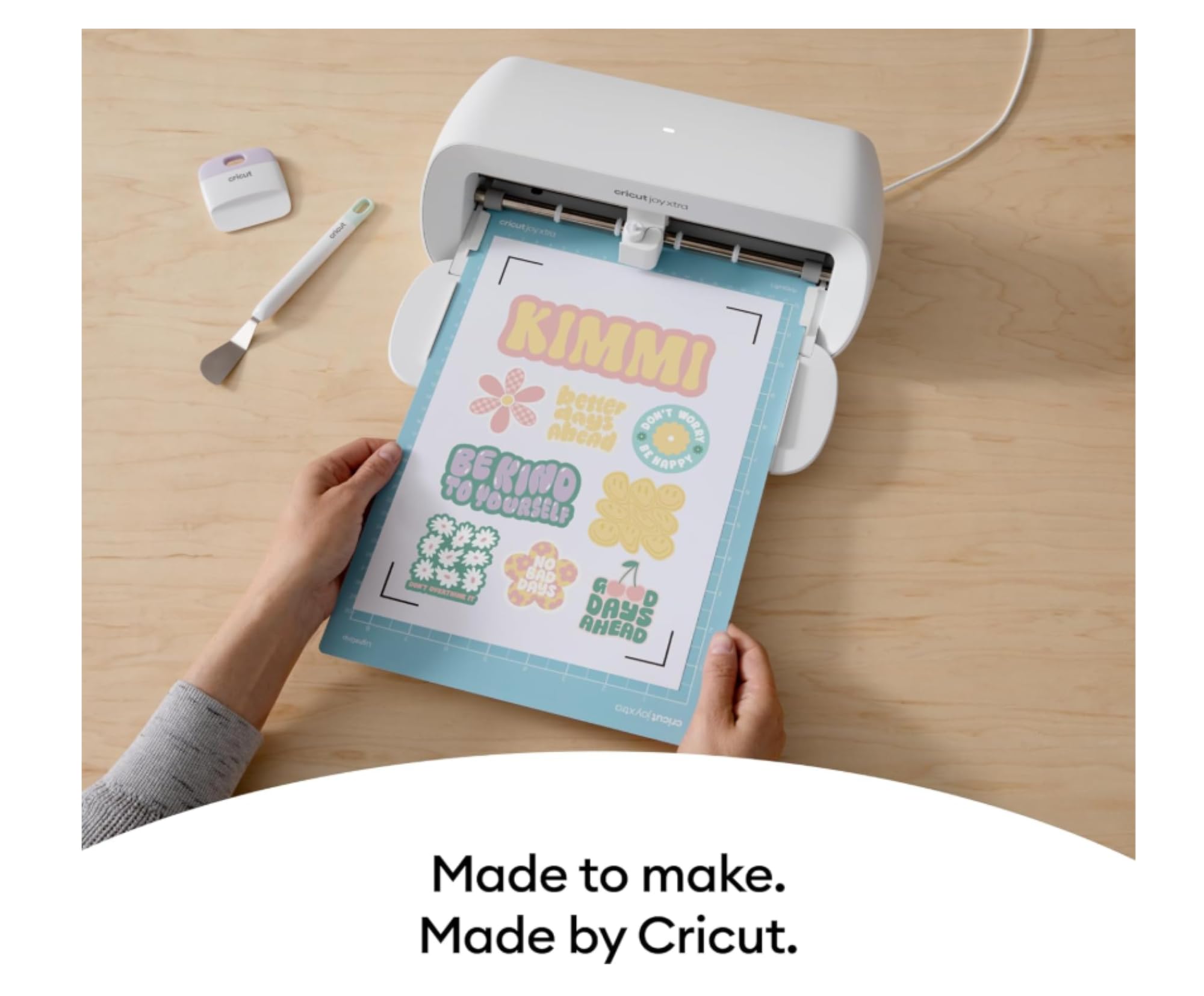 Cricut Papel adhesivo imprimible A4-8 hojas (blanco)