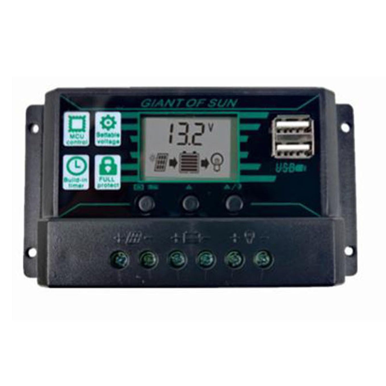 Yosoo Health Gear Pannello Solare Monocristallino 30W con Inverter 220W,
