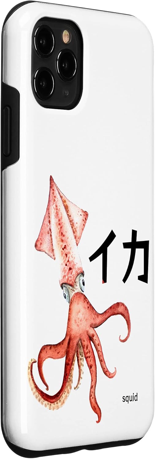 Amazon Co Jp Iphone 7 Plus 8 Plus ピンクのイカ タコ モンスター 触手 クラーケン 日本語文字 スマホケース Electronics