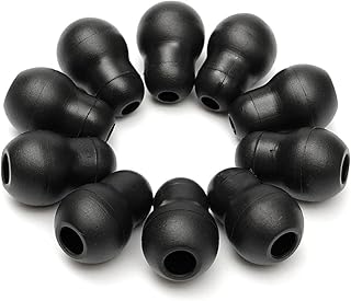 10pcs 2cm Silicone Black Super Soft Earplug Eartips Earpieces For Littmann Stethoscope