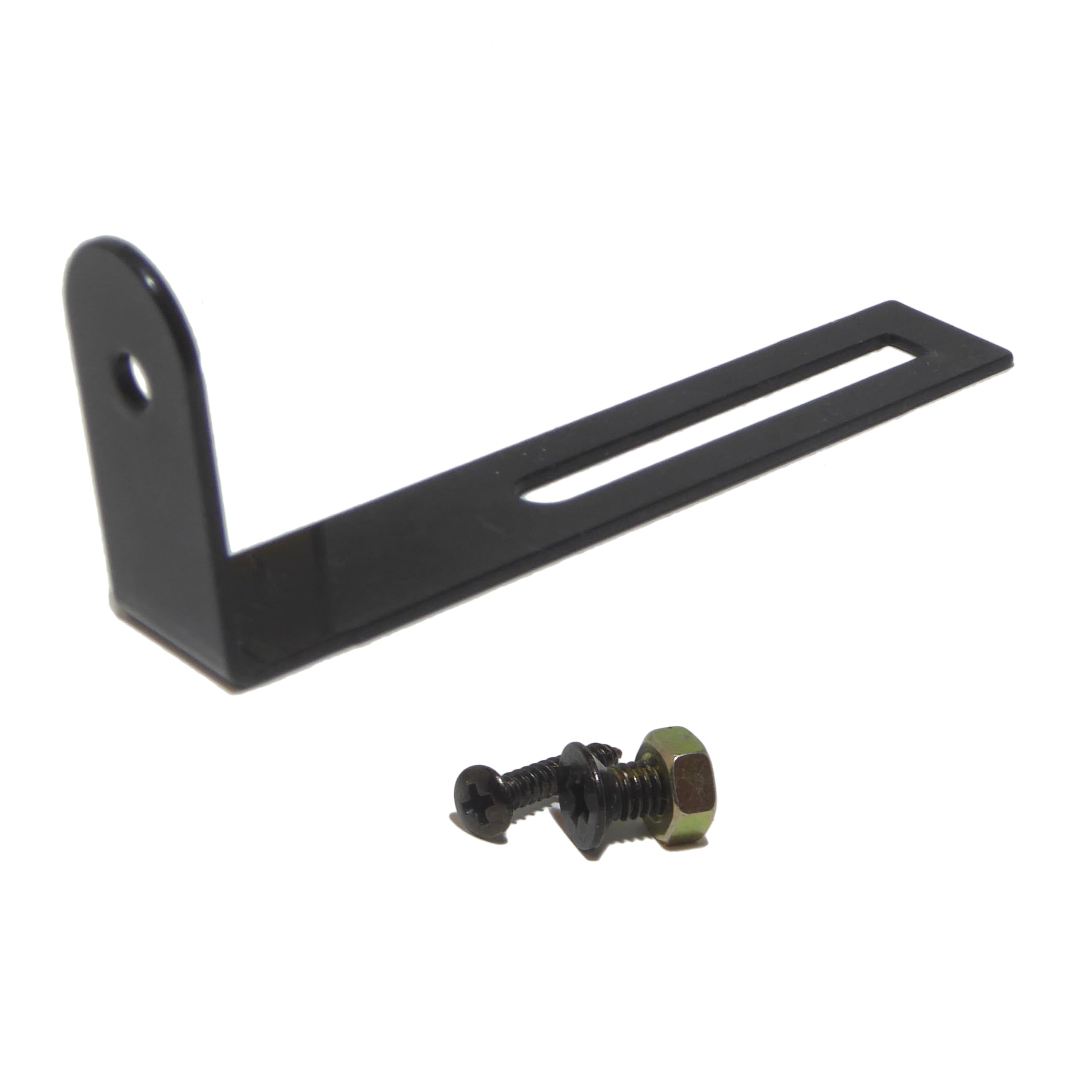 Guitar scratch plate pick guard bracket in chrome black or gold including screw (Black) scratchplate - Image 3