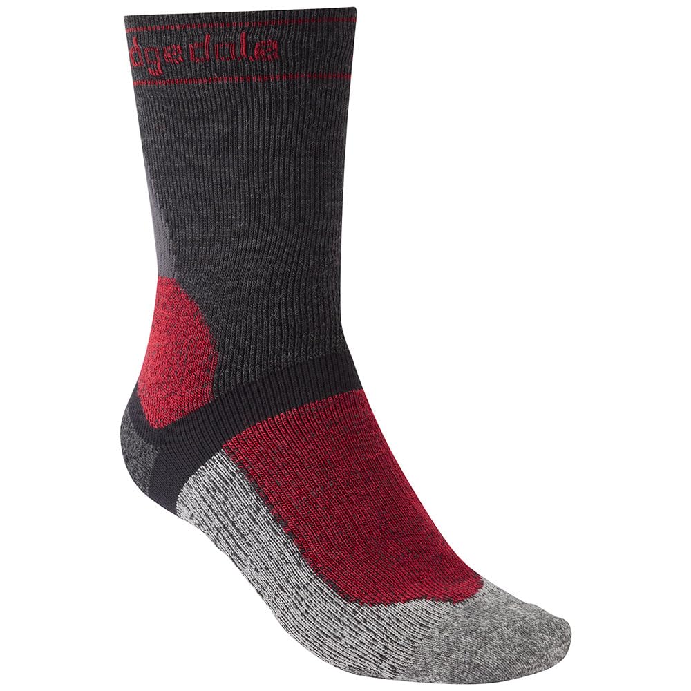 Bridgedale MTB Winter-Weight T2 Merino Sport Mens Boot Length Mountain Bike Socks - Graphite, XL