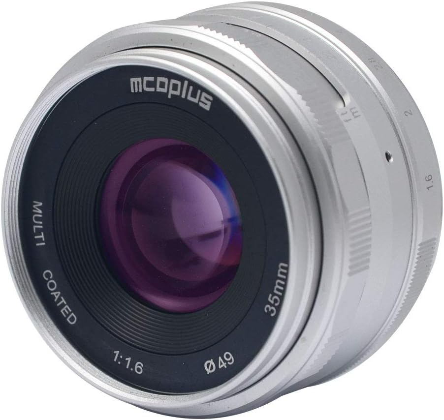 Tесh Dеаlѕ 🔥 Mcoplus 35mm F1.6 Large Aperture Manual Prime Fixed APS-C Lens Fit Sony E-Mount Mirrorless Camera