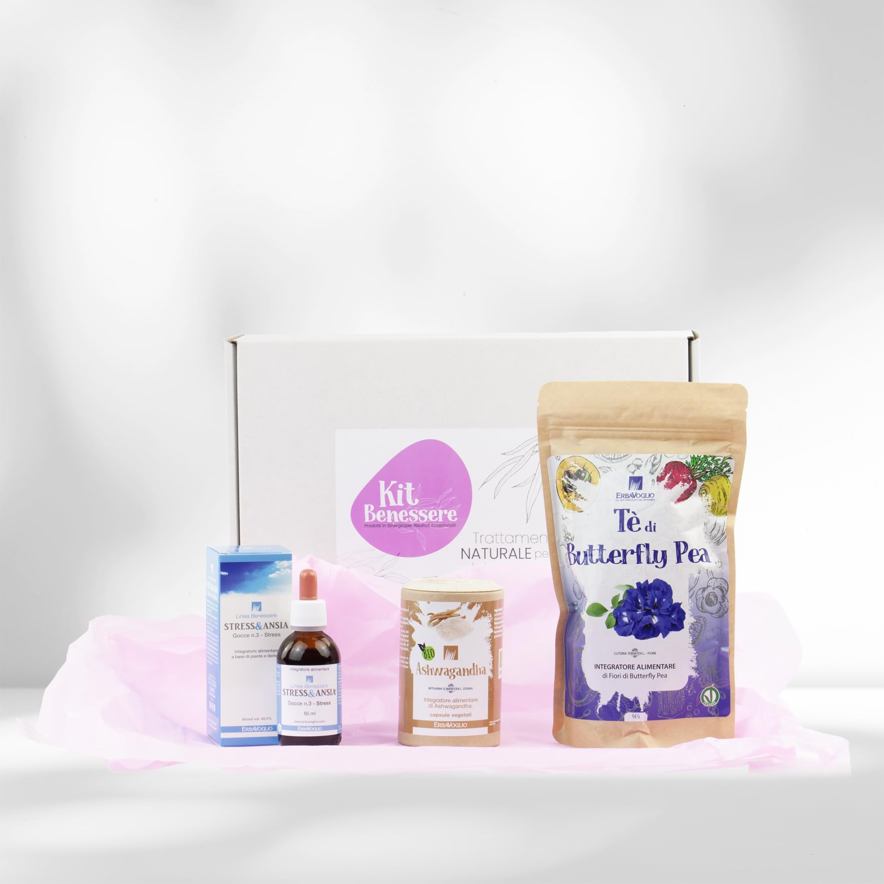 Erbavoglio Kit Benessere - Stanchezza e Stress