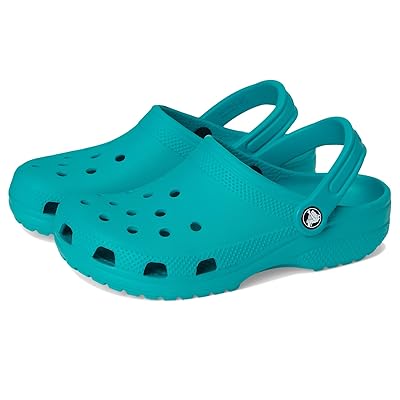 Crocs Kids Classic Clogs (Little Kid/Big Kid) Kids Shoes Turbo Teal