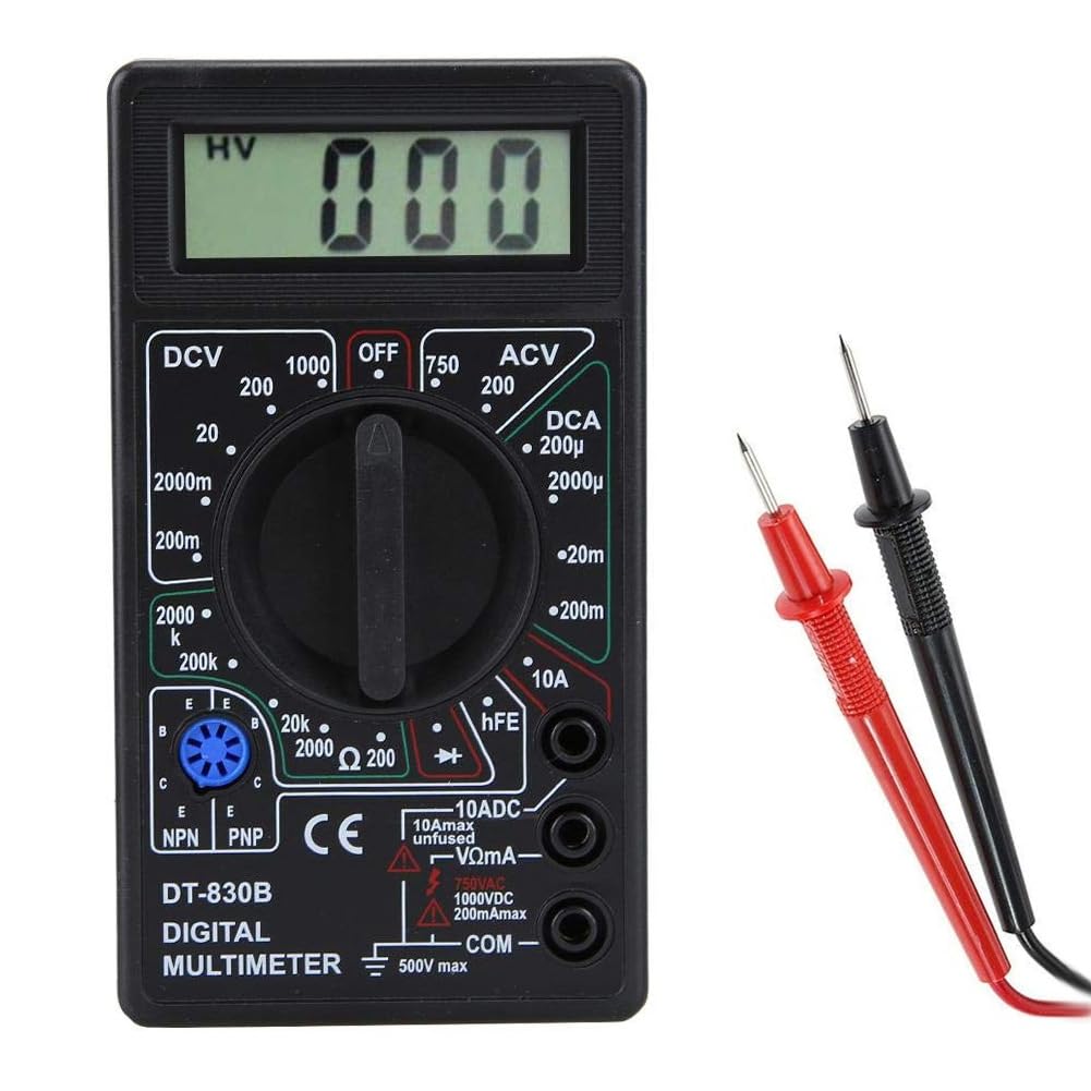 Ehwisbe Dt830b Lcd Digital Tester Electrical Voltmeter Ammeter Handheld Meter Digital Multimeter