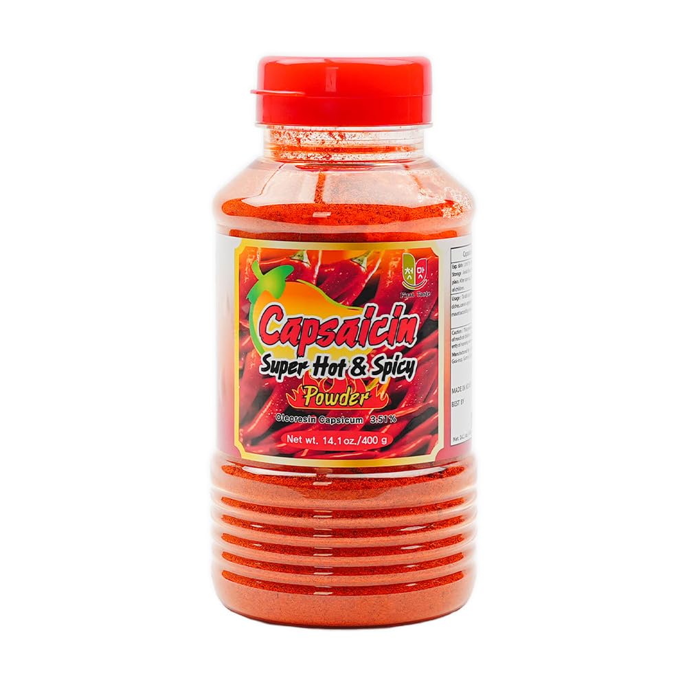 First Taste Capsaicin Super Hot & Spicy Chili Pepper Powder_14.1oz(400g)_Original Korean Hot Chili Pepper Powder