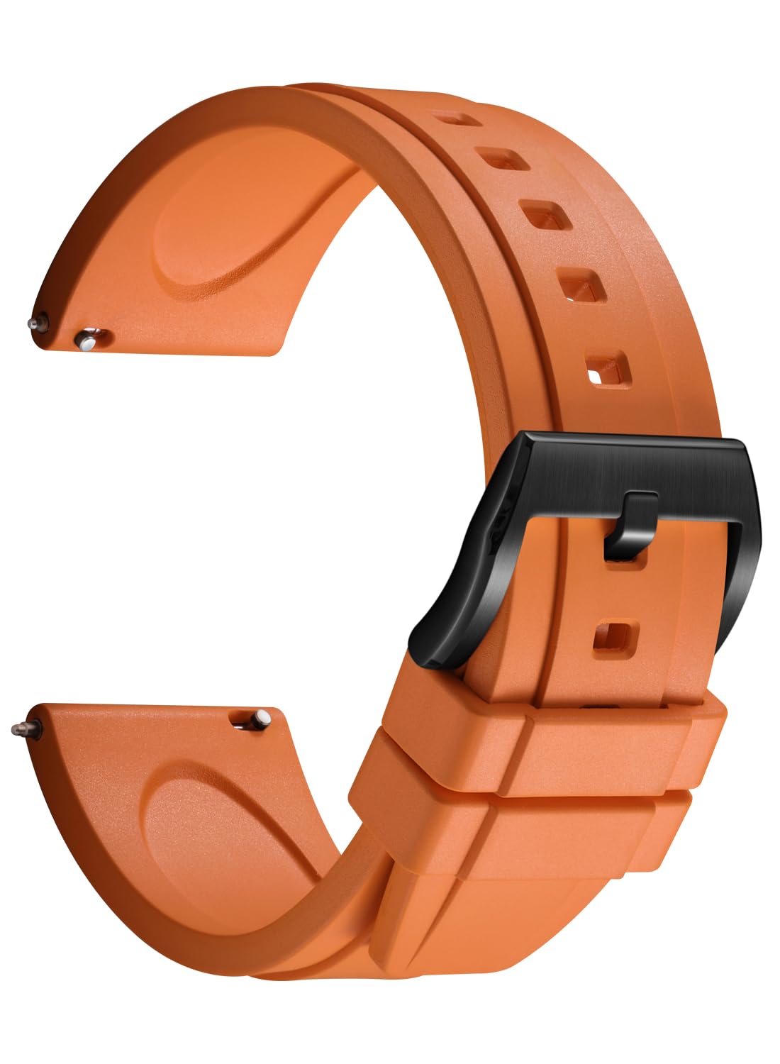 REZERO Correas de Reloj de Liberación Rápida, Correa de FKM Goma, Pulsera de Repuesto Intercambiable para Hombre y Mujer 19/20/21/22/23/24mm