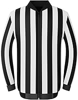 Great Call Athletics Reversible 2" Stripe Referee Jacket for Football & Lacrosse - Water Wind Resistant Nylon Official