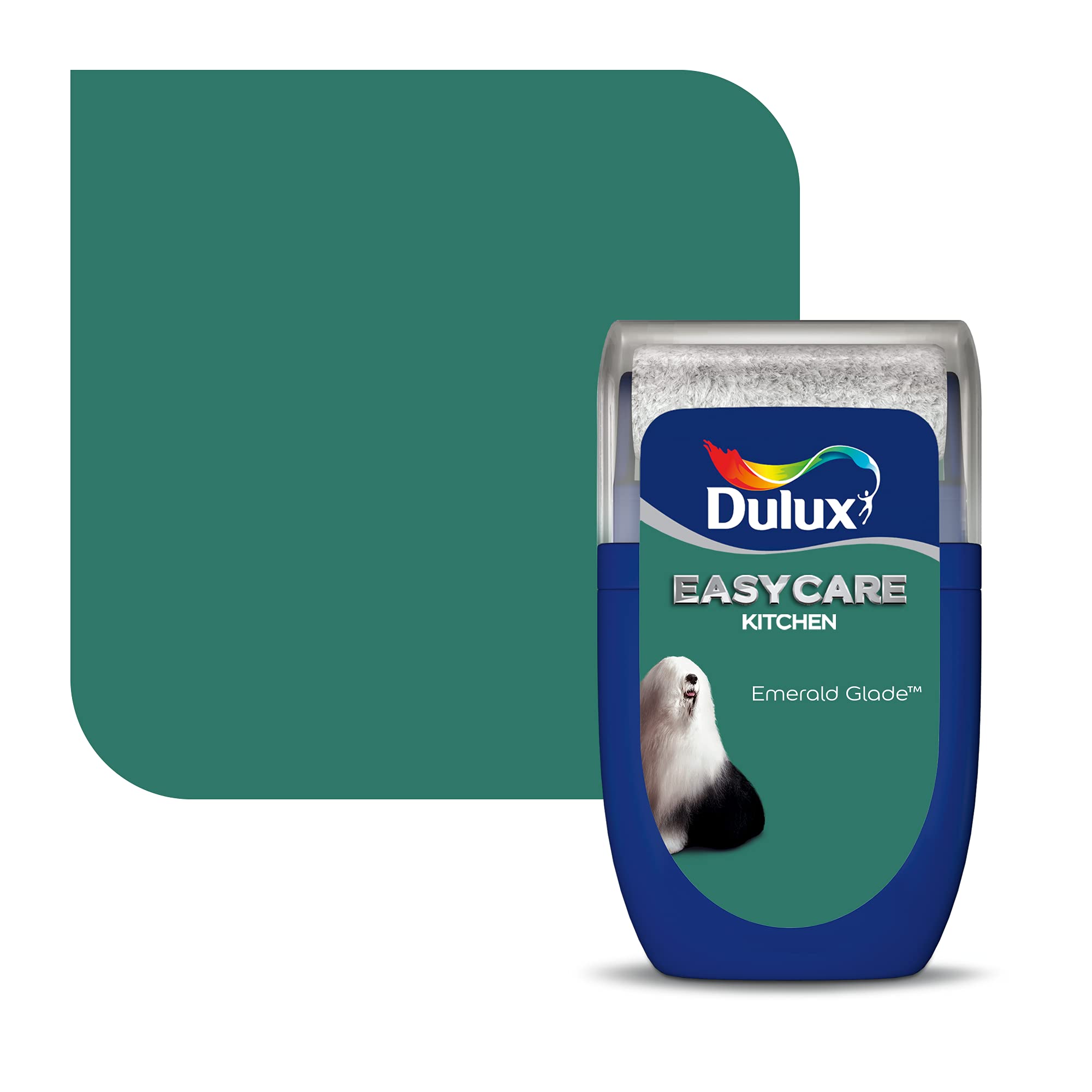 Dulux Emerald Glade Easycare Kitchen Tester Paint - - 30Ml Large