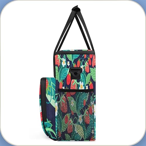 Miniatura 4 de Bolsa de transporte para cafetera de plantas de frutas y fresas para Keurig K-Mini o K-Mini Plus K-Cup Pods, almacenamiento portátil, bolsa de viaje