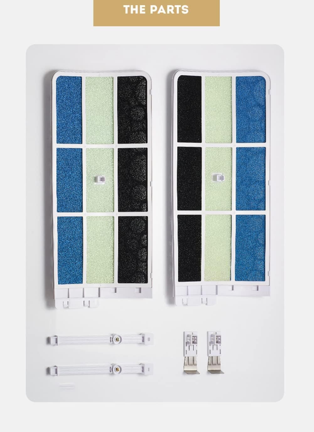 GeRRiT Wall-Mounted Air Conditioner Air Guide Plate Air Outlet Air Damper Anti-colders Direct Blowing Air Guide Plate 120Cm Wind Deflector