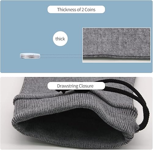 Miniatura 5 de RUBY.Q Calcetines para pistola, calcetines tejidos tratados con silicona de 16 pulgadas, calcetín transpirable para pistola