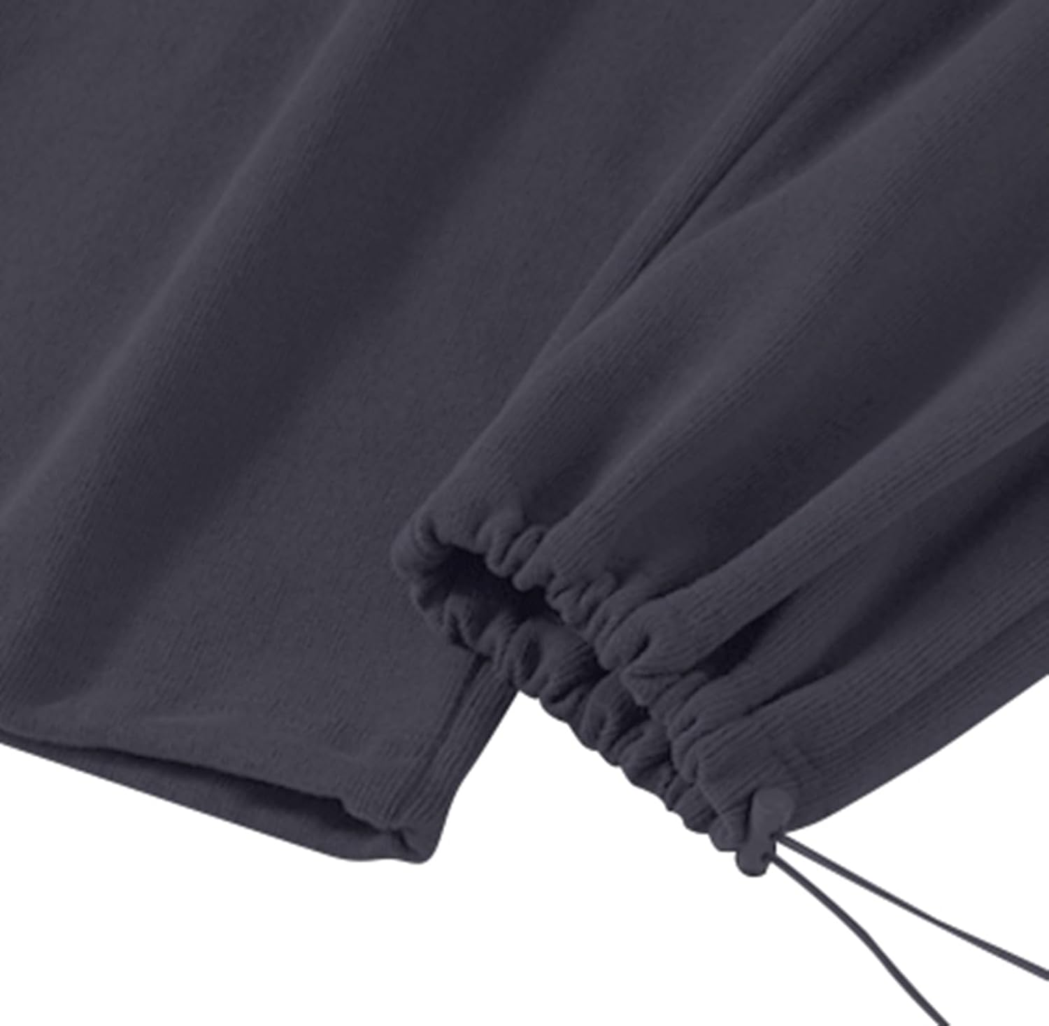 Women's Casual Wide Legged Sweatpants Baggy Fleece Straight Leg Wide Leg Joggers Yoga Athletic Loose Trendy Open Leg