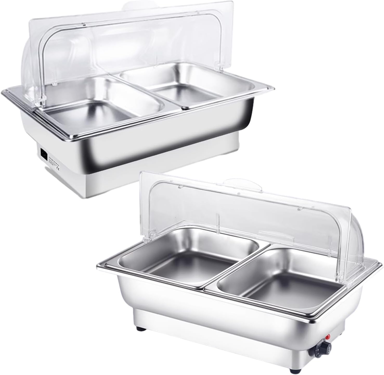 Olla Eléctrica Buffet Acero Inoxidable con Control de Temperatura 35°C~85°C