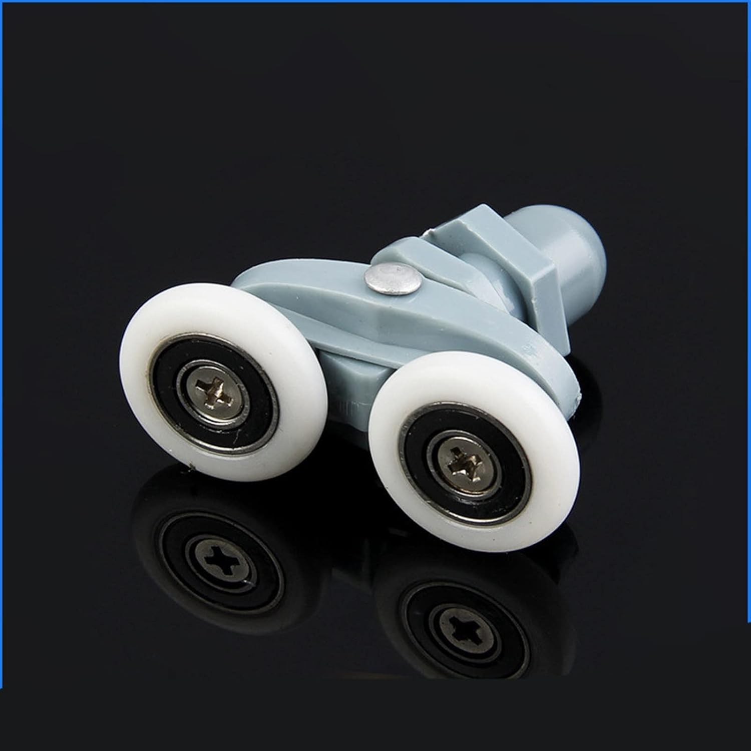 Twin Shower Door Rollers Runners 19 23 25 27mm Wheels Diameter 8 PCS(27mm)