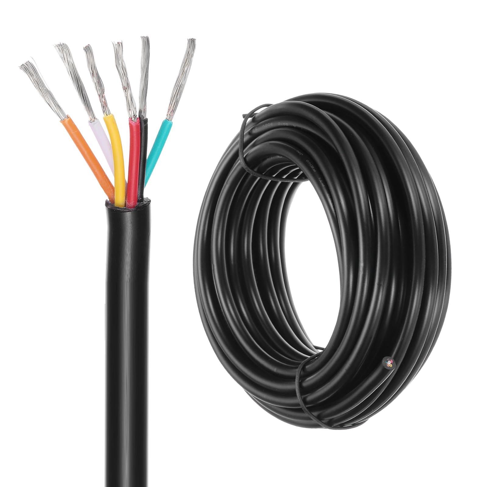 DMiotech 26 Gauge Wire Electrical Wire 6 Conductor