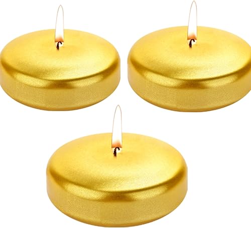 Miniatura 7 de Velas flotantes de 3 pulgadas de combustión continua durante más de 13 horas, sin olor, sin humo, blancas, antigoteo, velas decorativas adecuadas