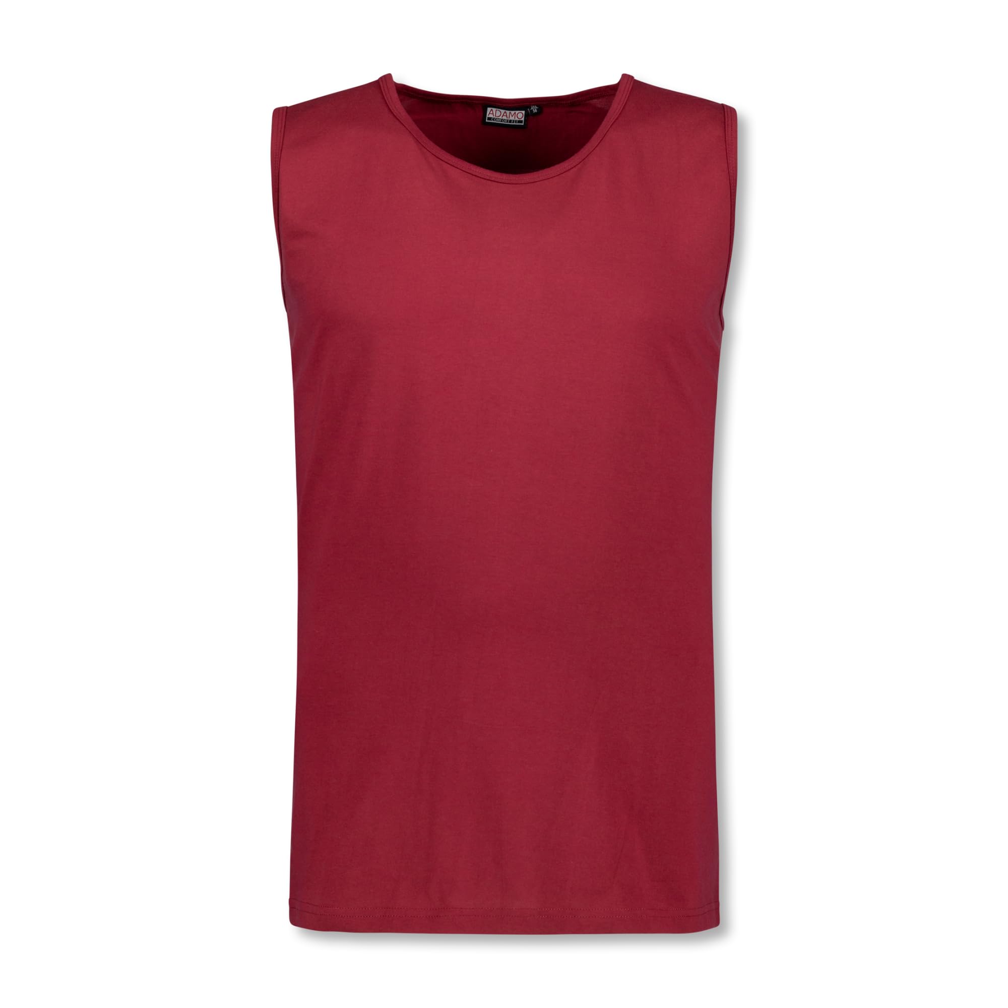 ADAMO Men's Muscle Shirt Comfort FIT in oversizes up to 10XL Wine Red