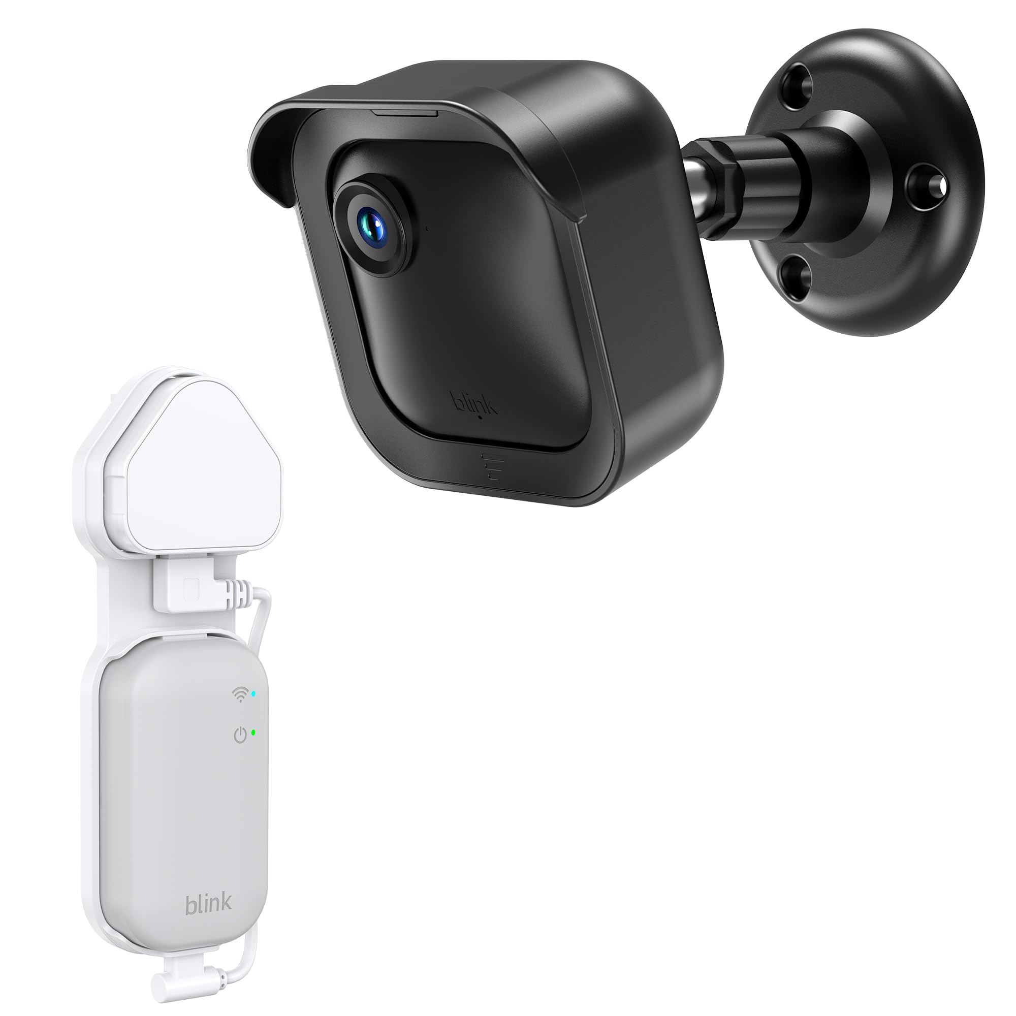 HomeMount Blink Outdoor 3/4/2K+ Camera Mount with Weatherproof Protective Cover, Adjustable Viewing Angle, Sun Shield & Drainage, Sync Module Core Wall Mount (1 Pack)