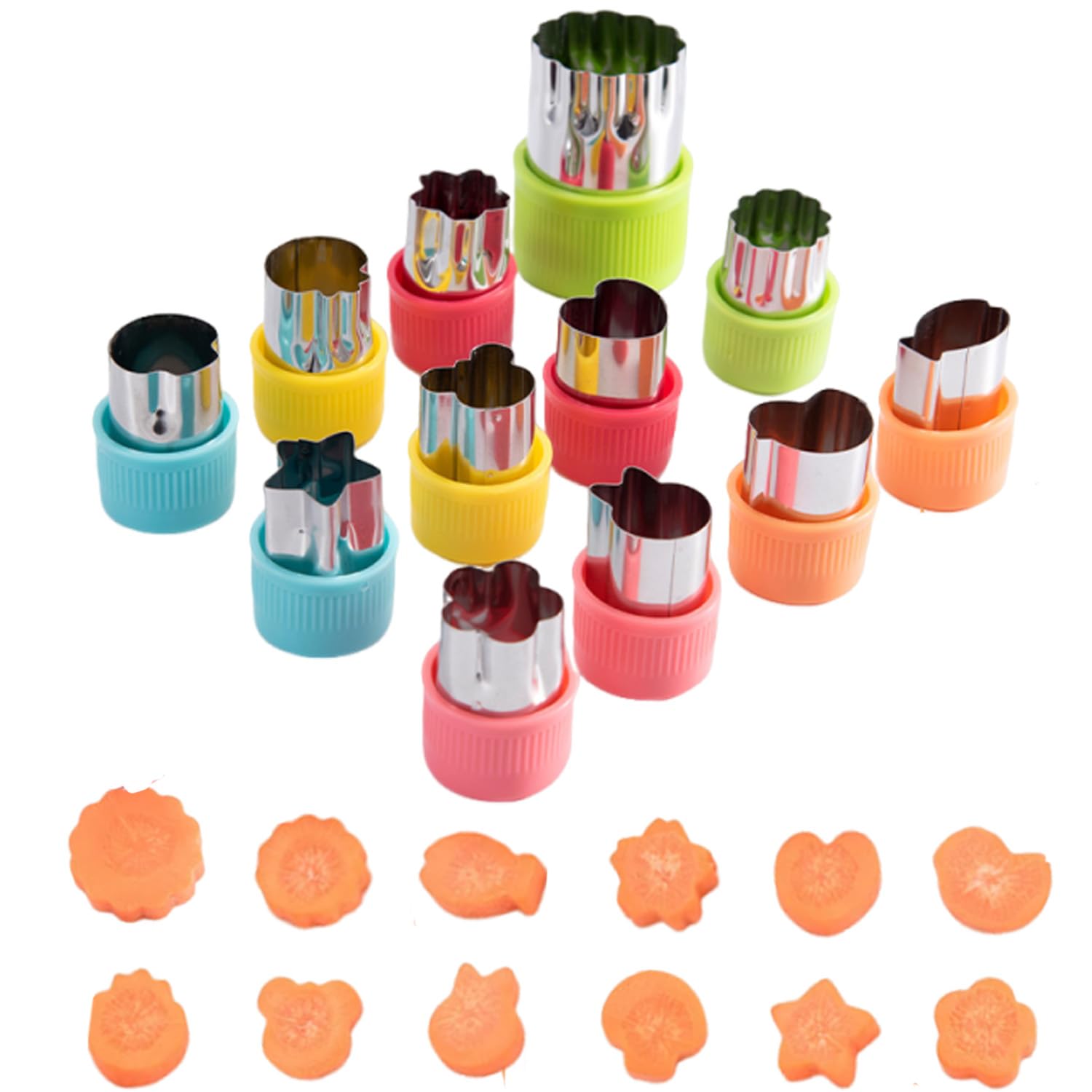 Amazon | LIKENNY クッキー型 12個セット 星型 多角形 クッキー 型抜き