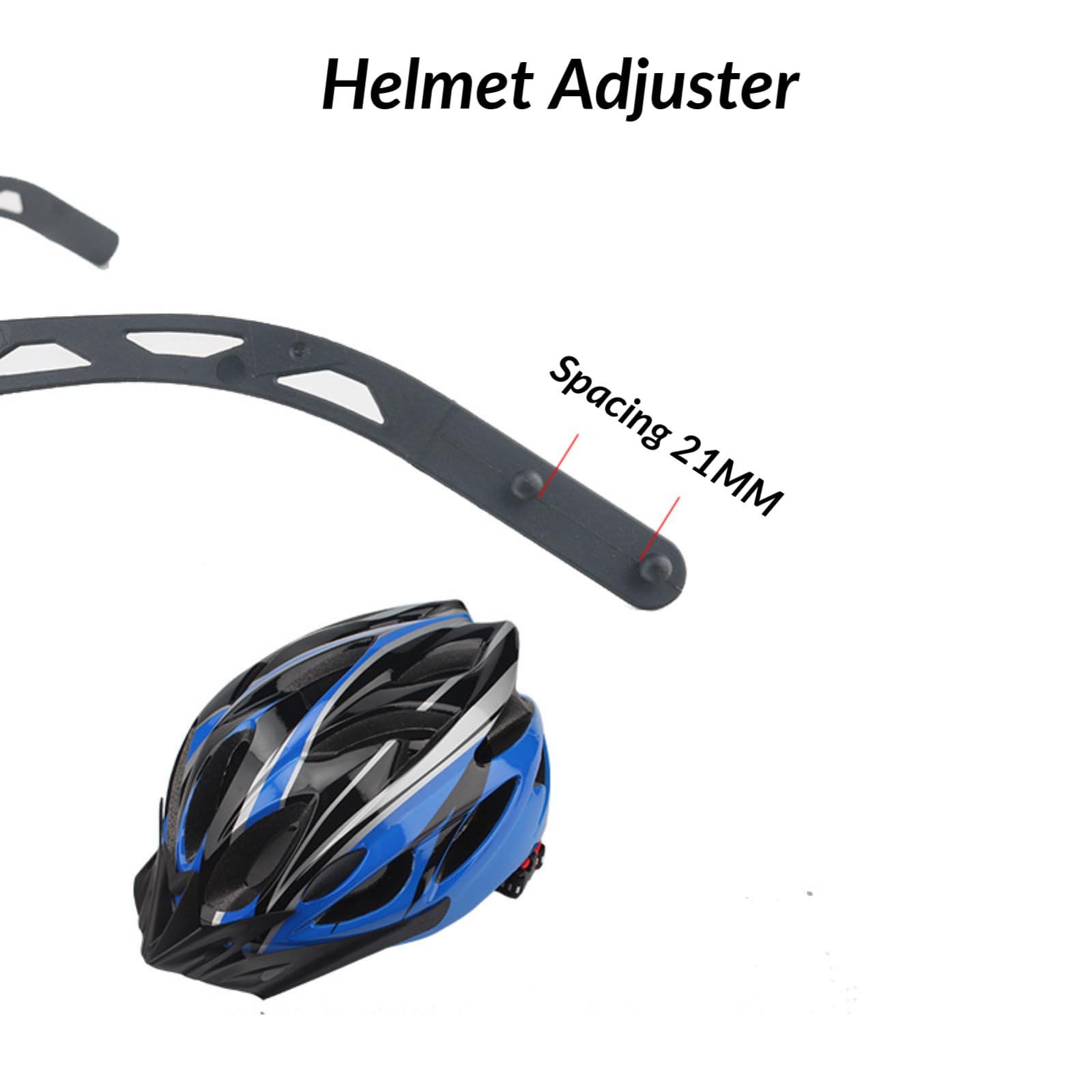 Ajustador de Casco Hebilla de Bloqueo de Cabeza de Fácil Ajuste para Esquí Ciclismo Ecuestre