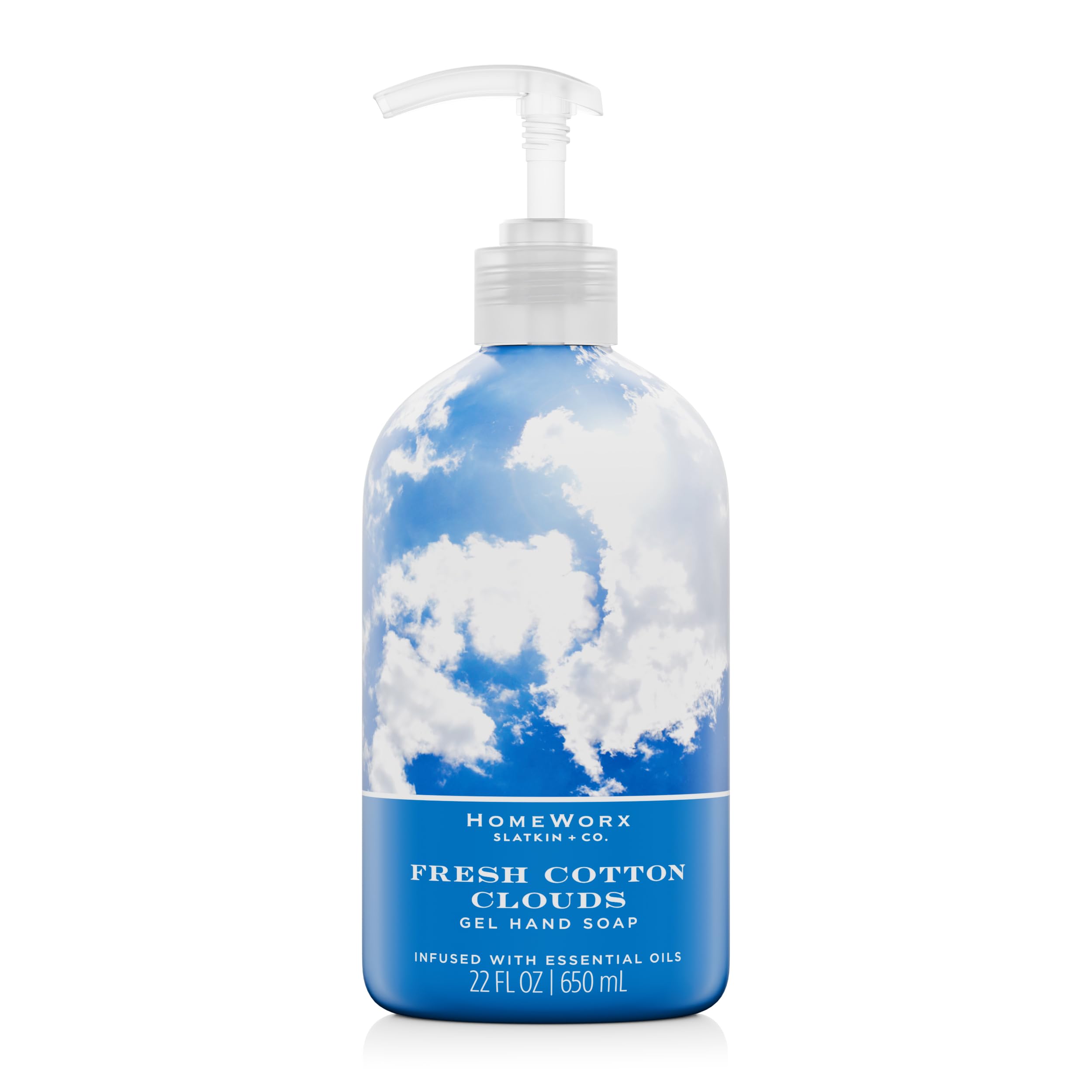 Homeworx by SLATKIN + CO. 22 fl oz. Hand Soap- Fresh Cotton Clouds