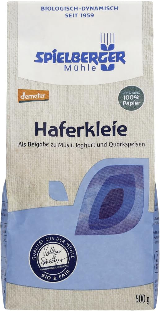 Spielberger Bio Haferkleie, demeter (6 x 500 gr)