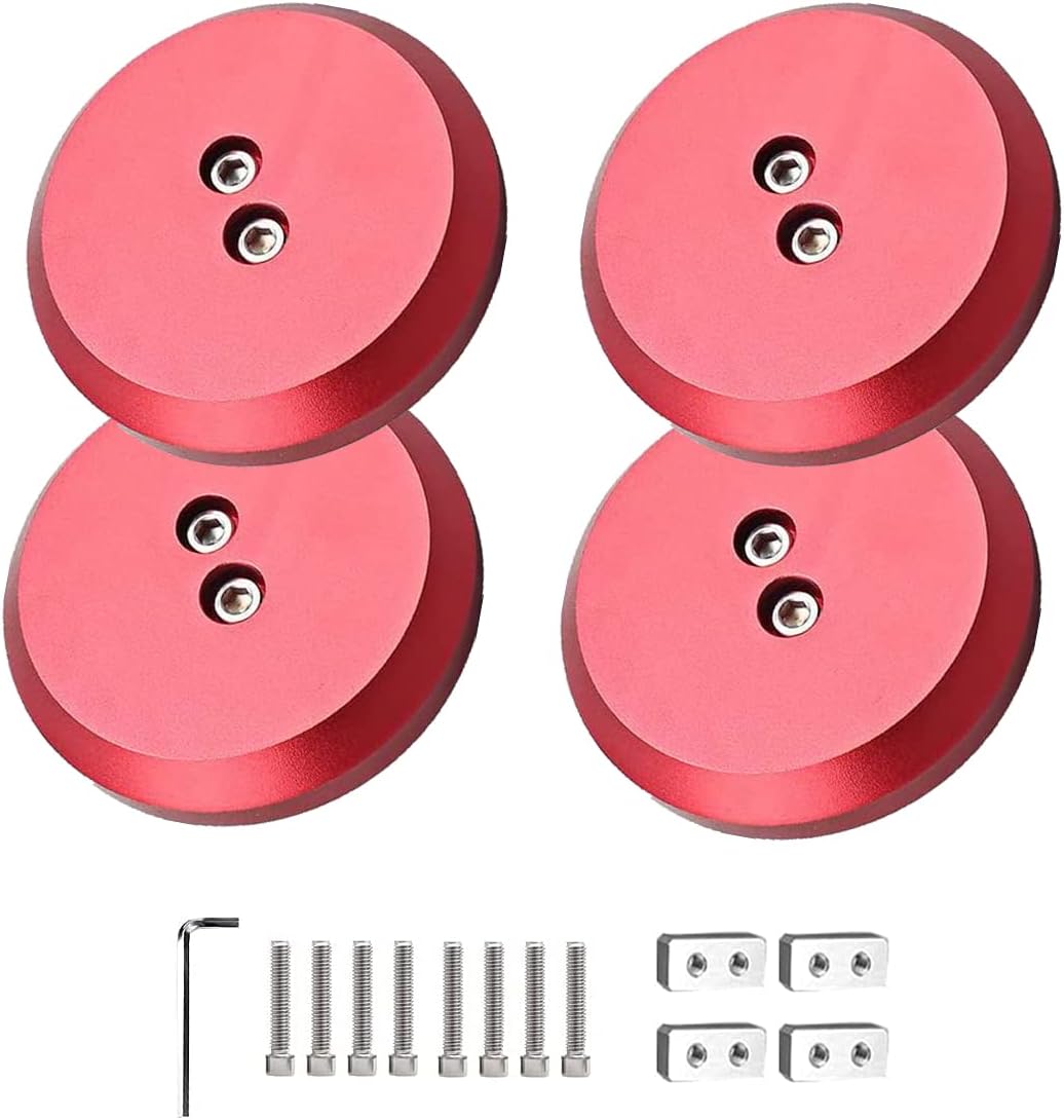 DarSeity Aluminum Jack Pad Adapter, Leave in Lift Pads for Porsche Chevrolet Corvette C5 C6 C7