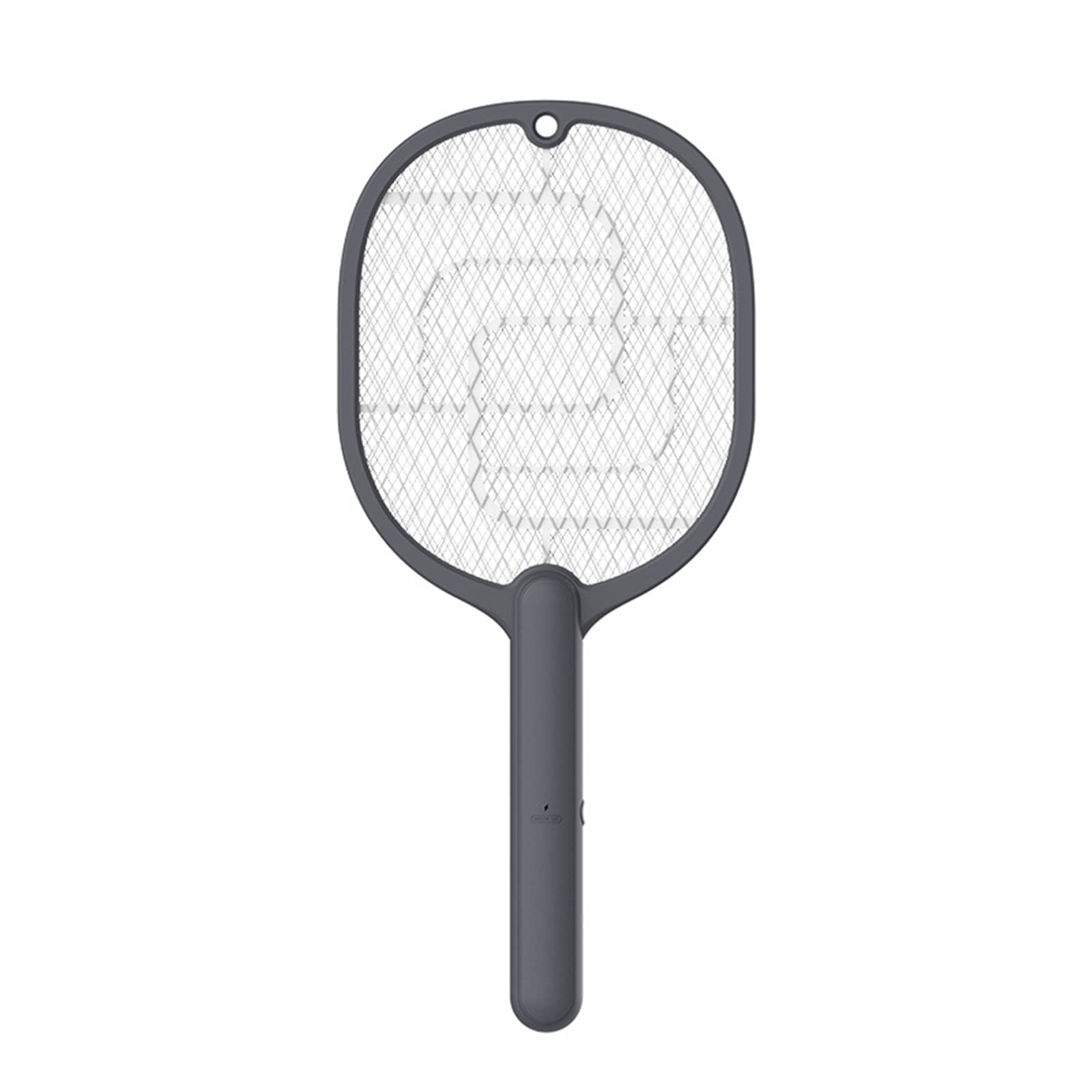 FAXIOAWA Matamoscas eléctrico, matamoscas eléctrico, matamoscas, Recargable con Enchufe de Carga, matamoscas, para Interiores y Exteriores, Gris