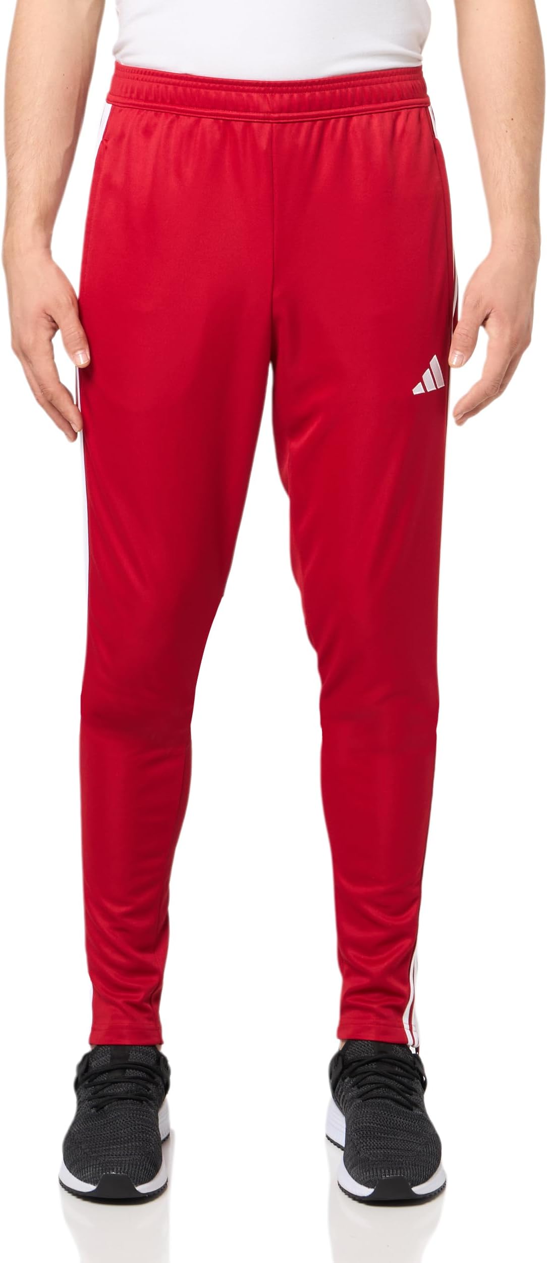 adidas red sweatpants men