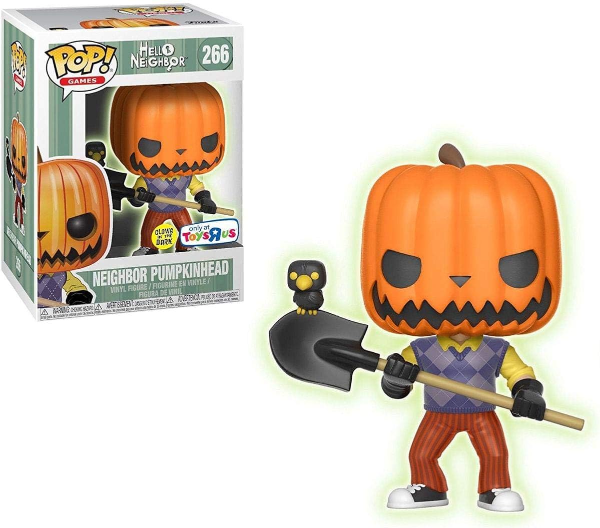 Hello Neighbor POP! Games Vinyl Figure Pumpkin Head GITD 9 cm Funko Mini figures