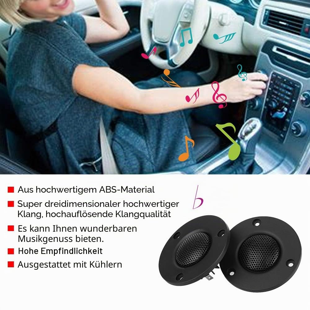 Tweeter Lautsprecher, 1 Paar 25 Kerne 60W B7 Pure Super High Fidelity Seidenfolie Magnet Kuppel Hochtöner Lautsprecher Hochtöner Membran