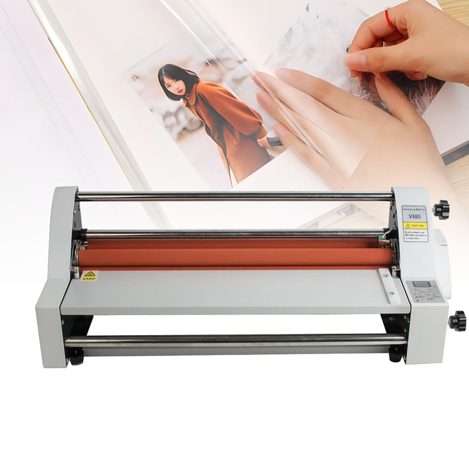 Komercyjny laminator fotograficzny do laminowania na gorąco i na zimno papieru A2/A3/A4, jednostronnego/dwustronnego