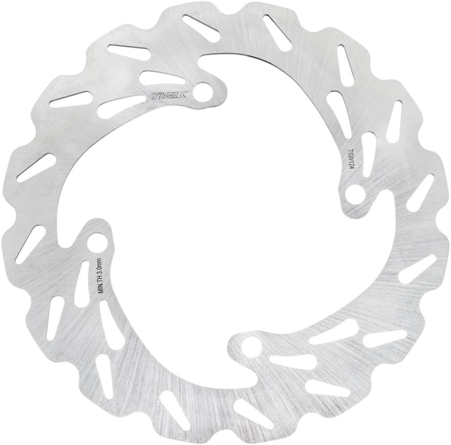 Tusk Stainless Steel Typhoon Brake Rotor, Rear Compatible with Honda CR125R 1998-2001, CR250R 1997-2001