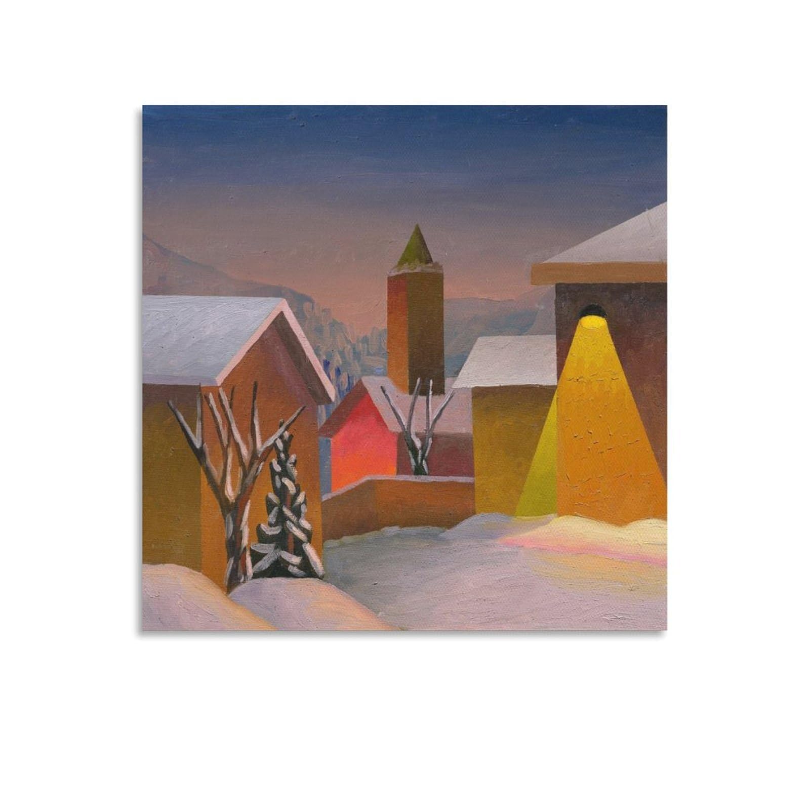 KLAGCBDF SALVO Inverno Artworks Canvas Poster Wall Art Prints Home Modern Decor 20x20inch(50x50cm)